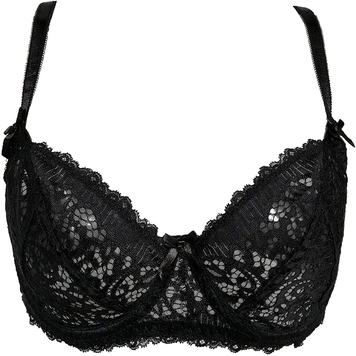 Price:$17.59 Women's Sexy Lace Unlined Underwire Bra B001 at Amazon Women’s Clothing store