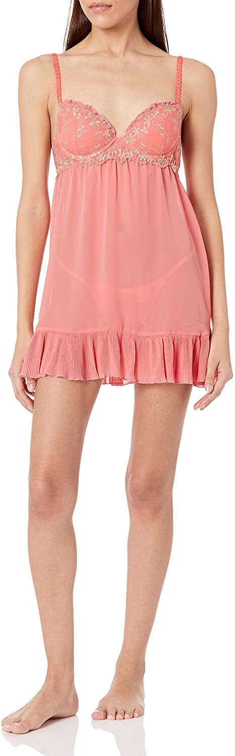 Price:$31.44 Etoile Women's Aubrey Metallic Daisy Molded Cup Babydoll at Amazon Women’s Clothing store