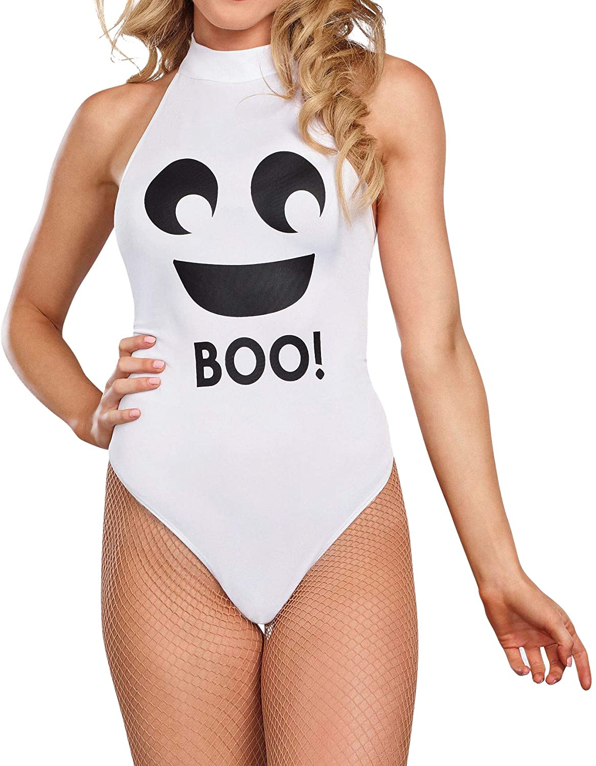 Price:$15.00 Women's Boo-Dy Suit Ghost Bodysuit : Clothing, Shoes & Jewelry
