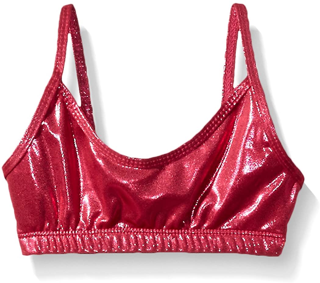 Price:$11.89 Mia Dance Women's Big Girls' Metallic Bra Top at Amazon Women’s Clothing store