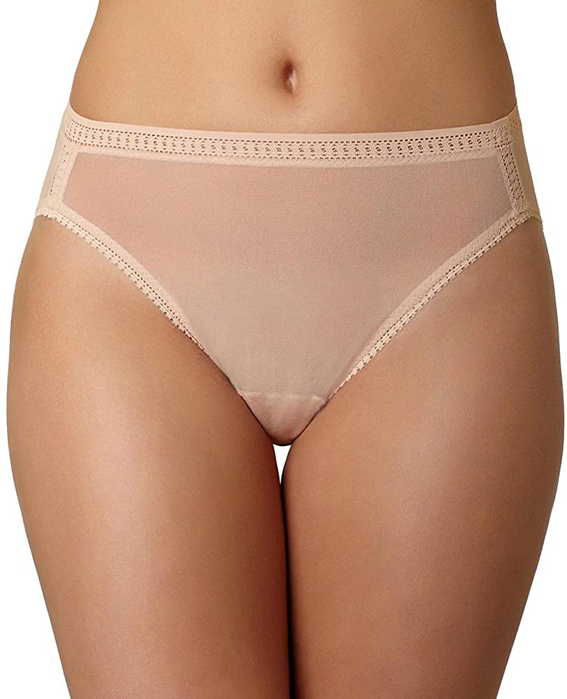 Price:$17.00 Women's Size Gossamer Mesh Plus Hi Cut Brief, Champagne, 1X at Amazon Women’s Clothing store: Briefs Underwear