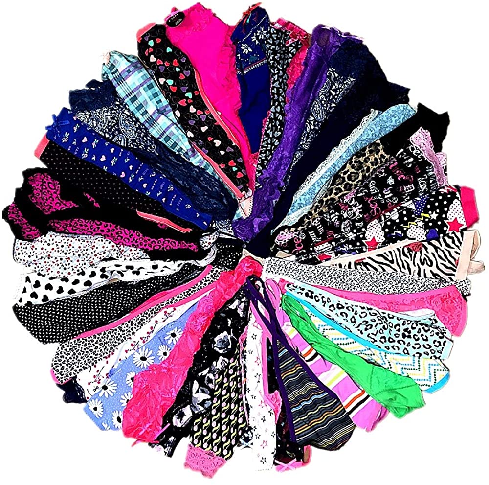 Price:$14.99 Women Underwear Variety of Panties Thong G-string T-back Tanga Pack of 10&20 : Clothing, Shoes & Jewelry