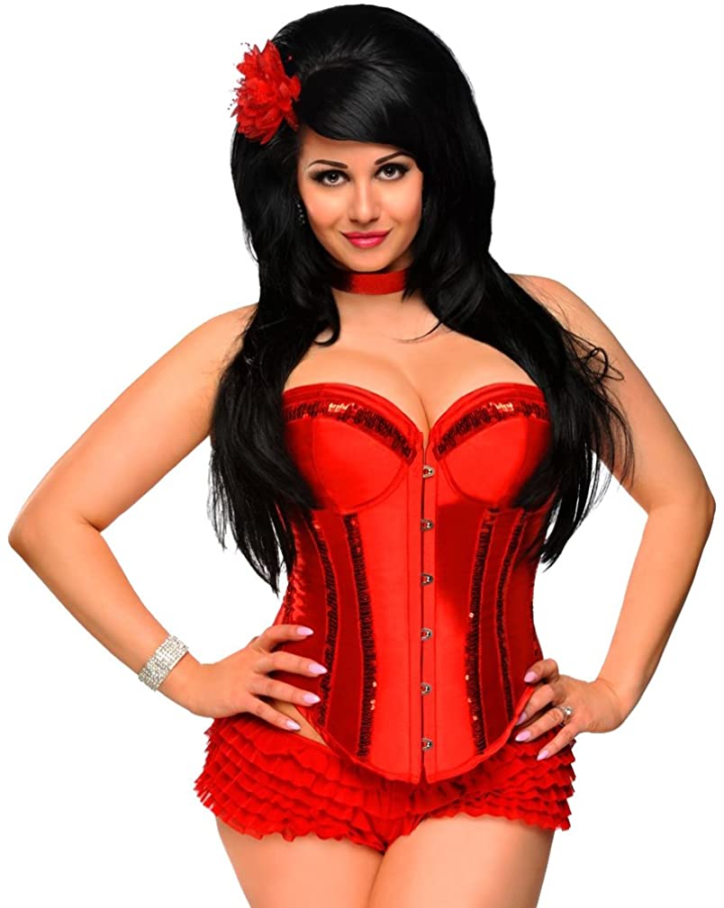 Price:$32.17 Corsets Women's Showgirl Underwire Halter Top Corset : Clothing, Shoes & Jewelry