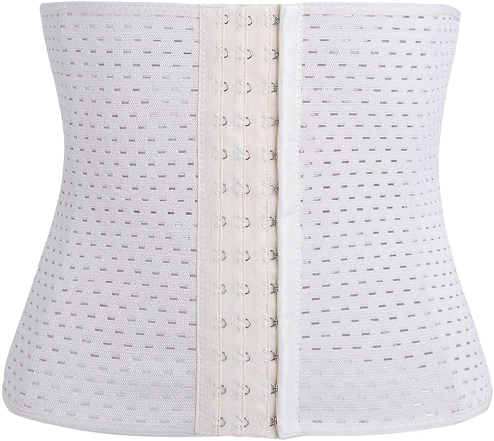 Price:$10.99 Womens Black Sports Girdle Waist Trainer Corset Hourglass Body Shaper. at Amazon Women’s Clothing store