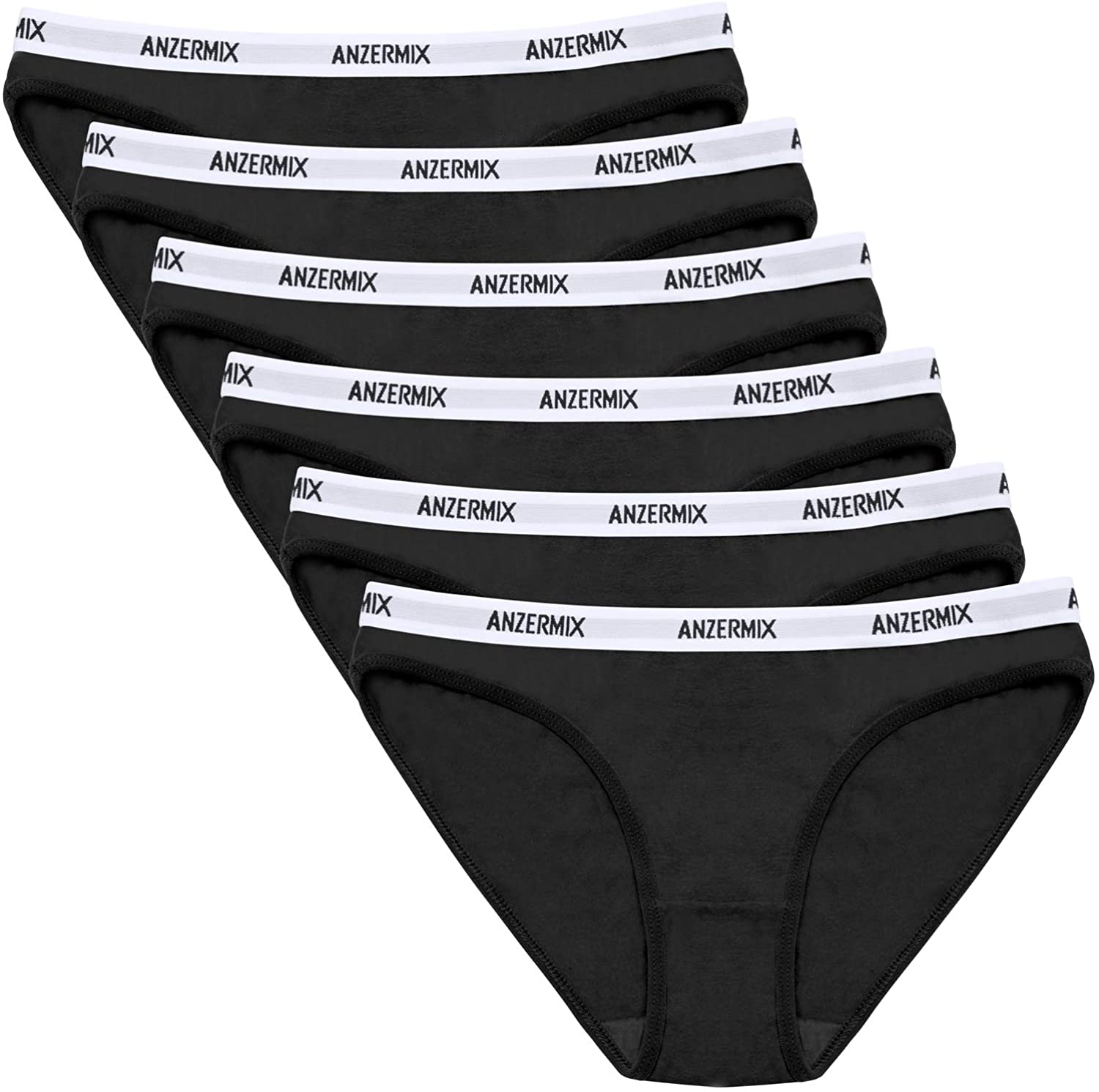 Price:$13.99 Women's Breathable Comfort Cotton Bikini Panties Pack of 6 at Amazon Women’s Clothing store