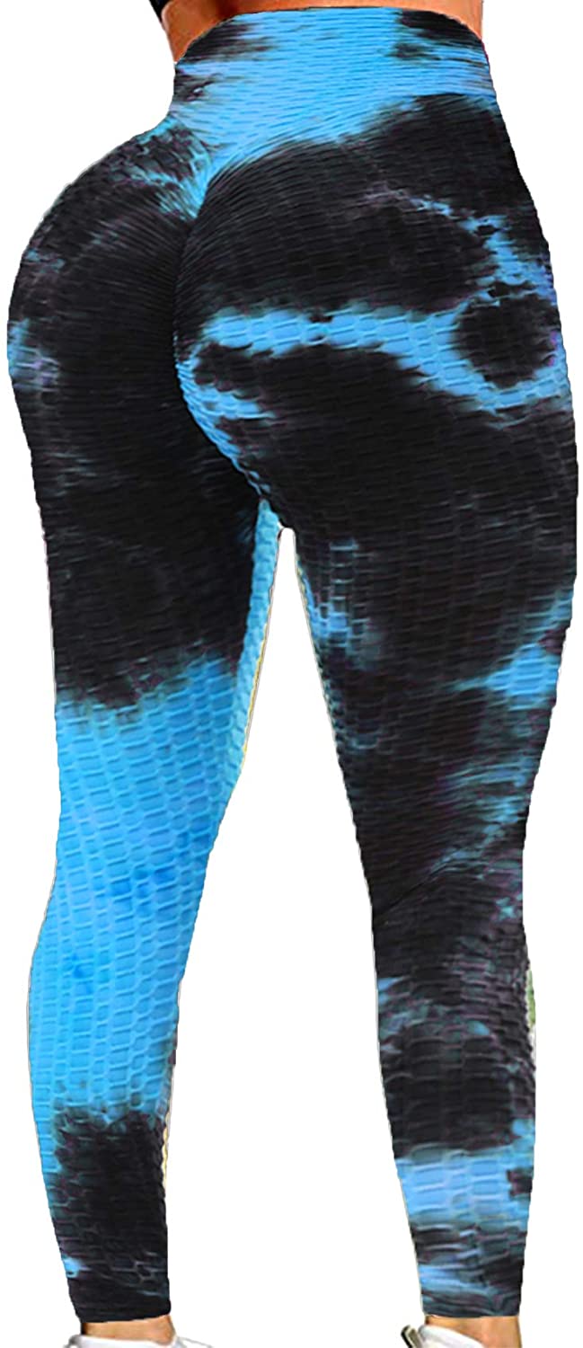 Price:$8.99 High Waist Scrunch Butt Lifting Leggings for Women Tummy Control Yoga Capri Pants Anti Cellulite Workout Booty Tights : Clothing, Shoes & Jewelry