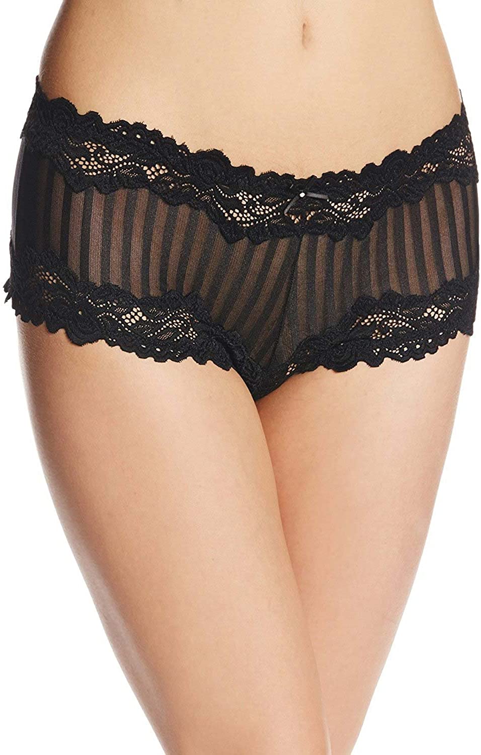 Price:$15.84 Women's Plus Size Barbados Shadow Stripe Boyshort at Amazon Women’s Clothing store