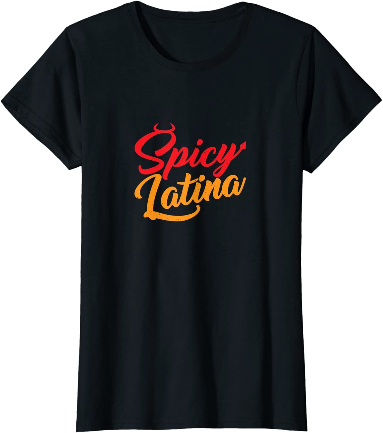 Price:$19.99 Spicy Latina T-Shirt Funny Latino Girl Tee : Clothing, Shoes & Jewelry
