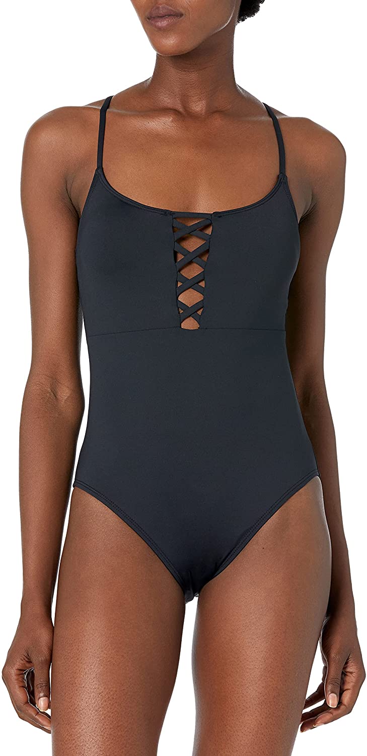 Price:$73.15 Blanca Women's Standard Island Goddess Strappy Convertible One Piece Swimsuit at Amazon Women’s Clothing store