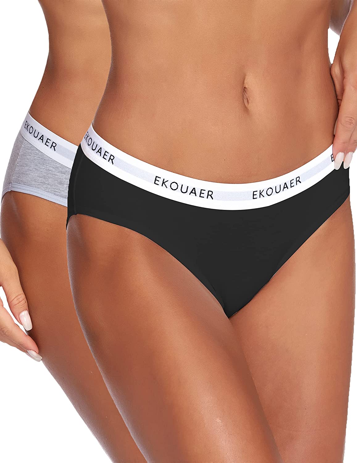 Price:$13.99 Womens Underwear Cotton Bikini Panties Seamless Hipster Underwear Soft Stretch Breathable Briefs 2 Pack at Amazon Women’s Clothing store