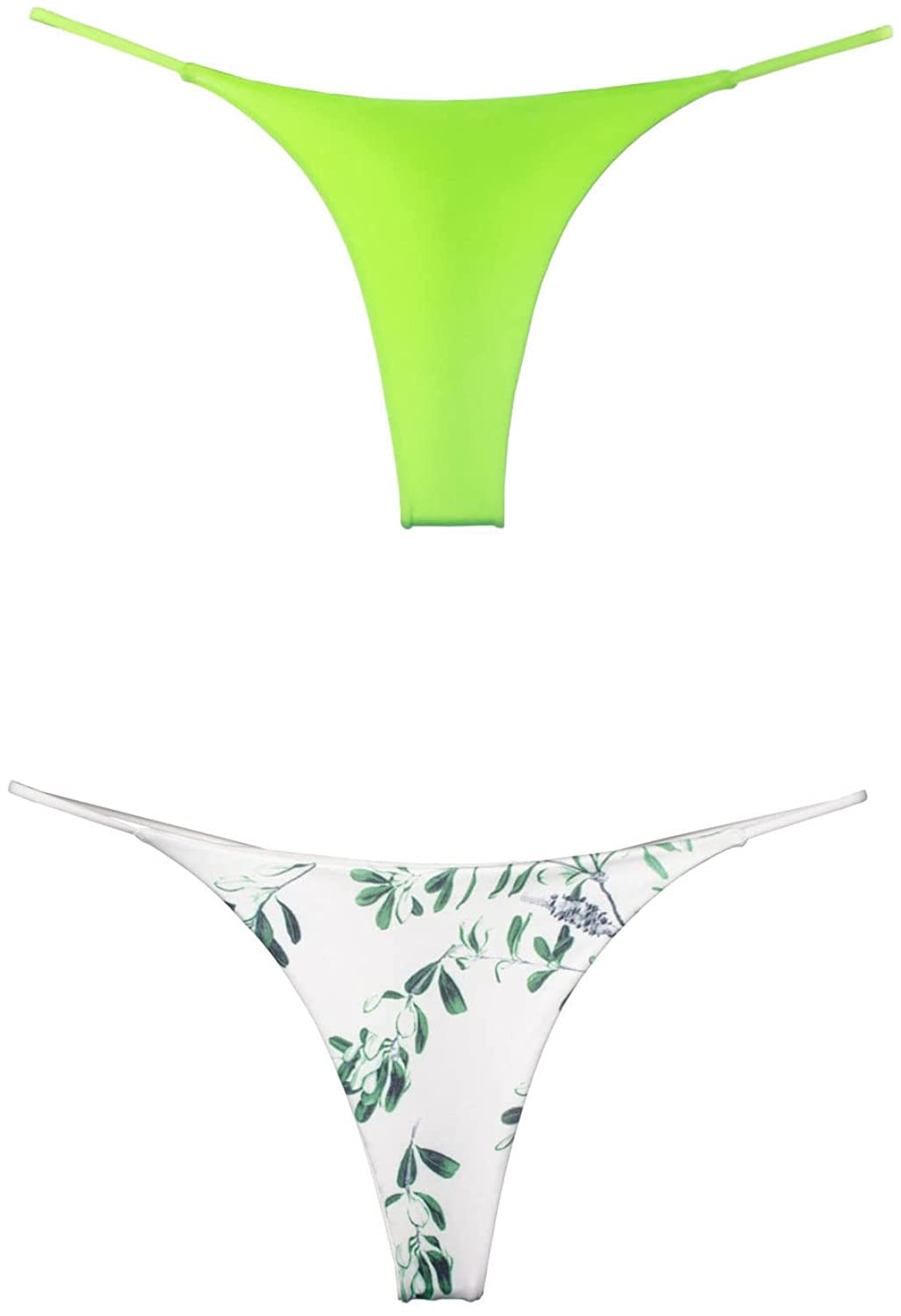 Price:$10.99 Women's Double Layer Cotton Thong Underwear G-string 2 Pack Set : Clothing, Shoes & Jewelry