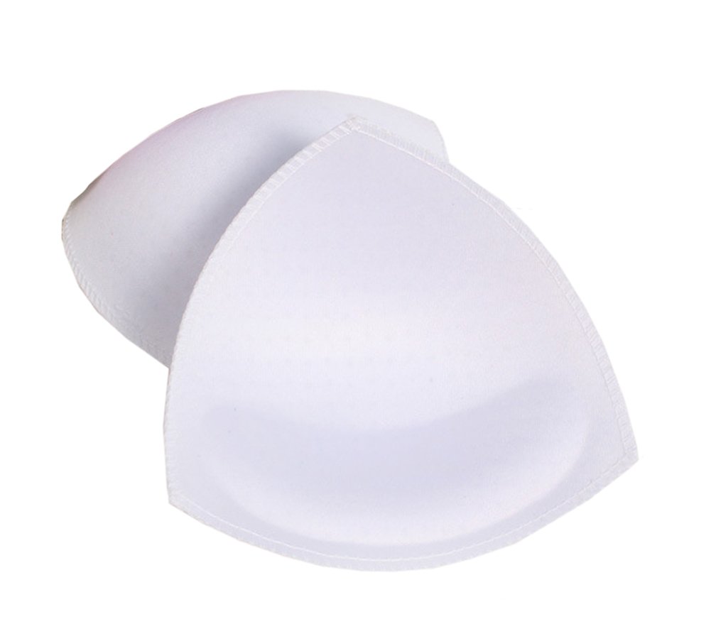 Price:$7.99 Pairs Triangle-shaped Bra Insert Breathable Sponge Bra Inserts Cup Push Up Sports Bra Pad Breast Enlargement Enhancer Shaper for Women Girls (White) : Clothing, Shoes & Jewelry