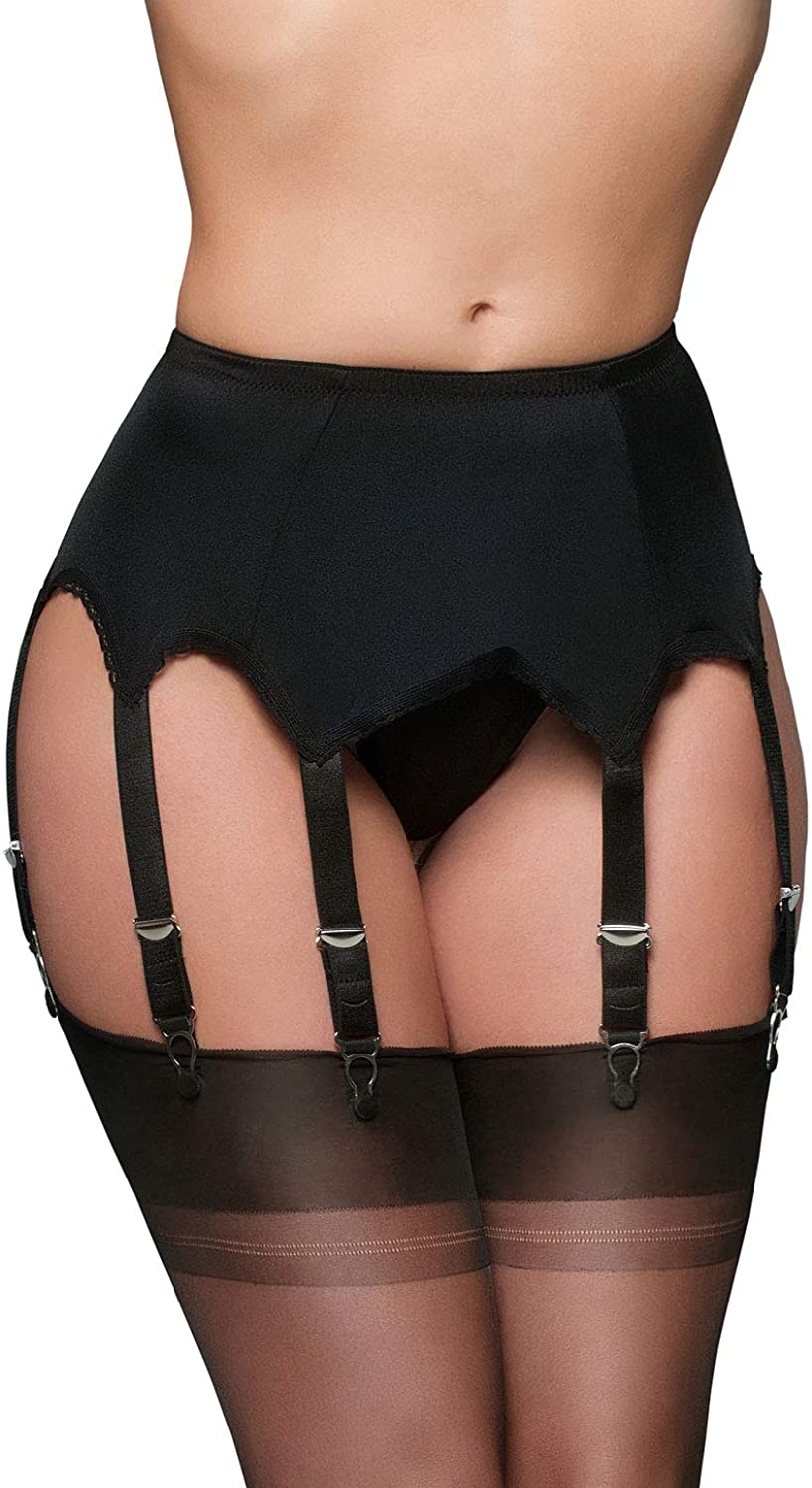 Price:$41.75 Dreams NDL3 Women's Garter Belt 8 Strap Suspender Belt at Amazon Women’s Clothing store