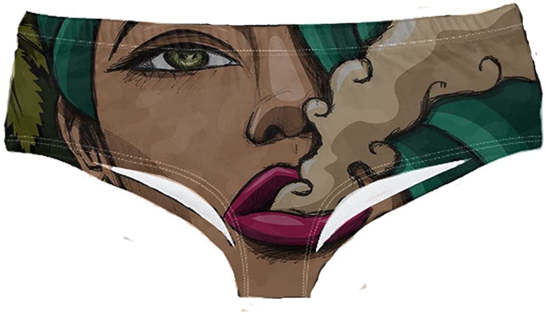Price:$12.00 Women's Graphic Toke 420 Smoke Women's Panty : Clothing, Shoes & Jewelry