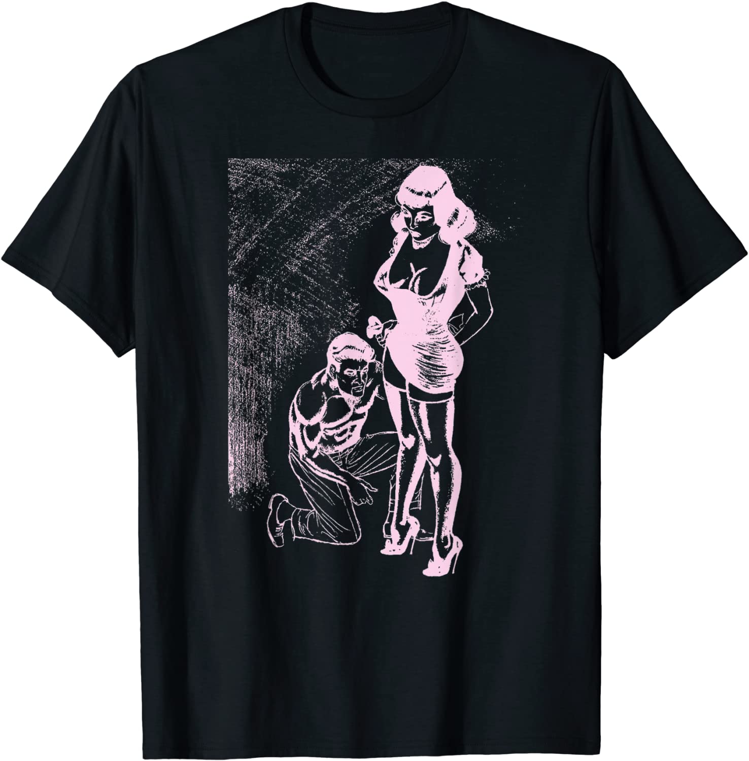 Price:$17.95 Man In Submission BDSM Shirt-Sexy Dominatrix T-shirt : Clothing, Shoes & Jewelry