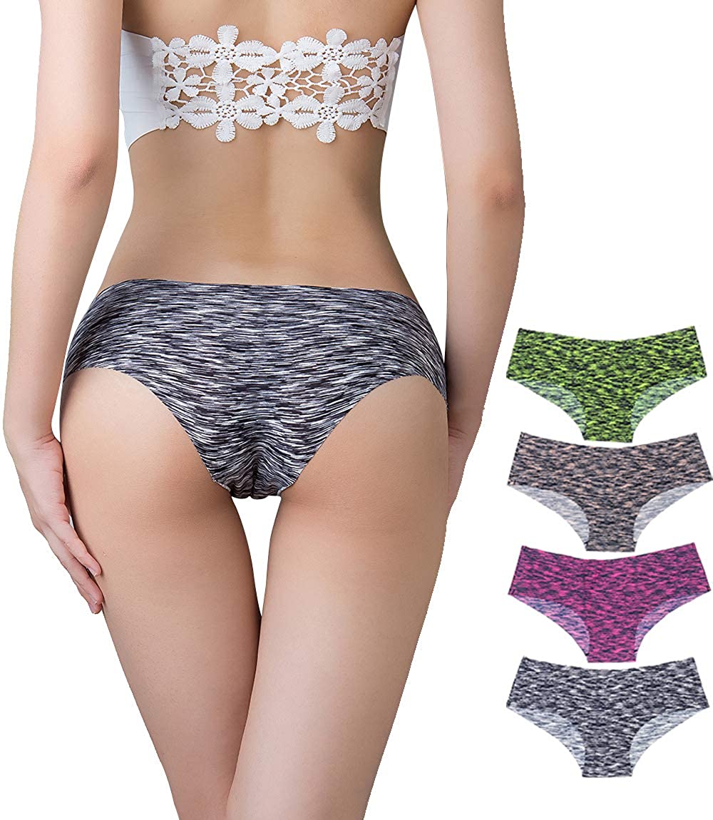 Price:$15.90 Womens Underwear Panties for Women Sexy Seamless Bikini Briefs at Amazon Women’s Clothing store