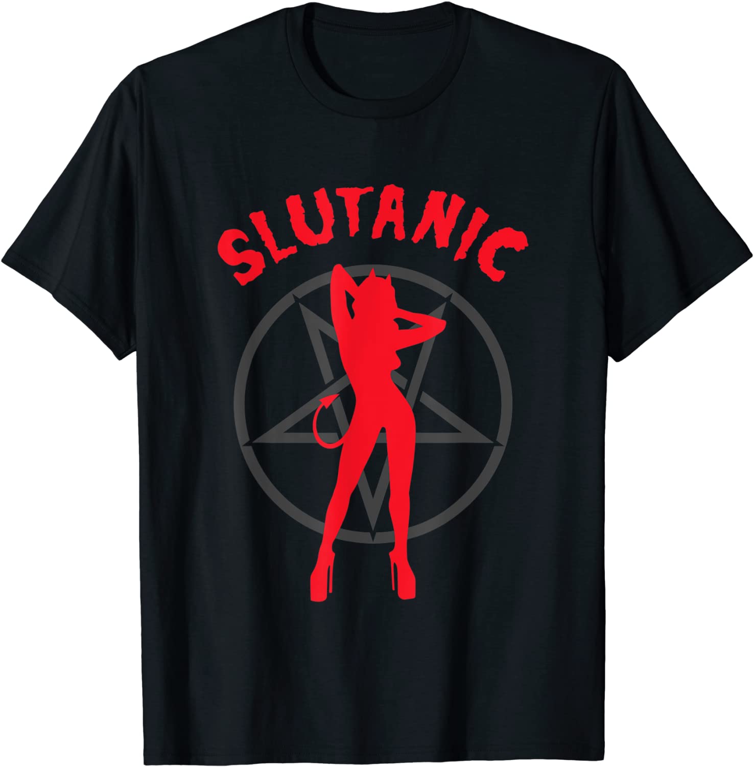 Price:$19.99 Devil Doll with Satanic Pentagram T-Shirt : Clothing, Shoes & Jewelry
