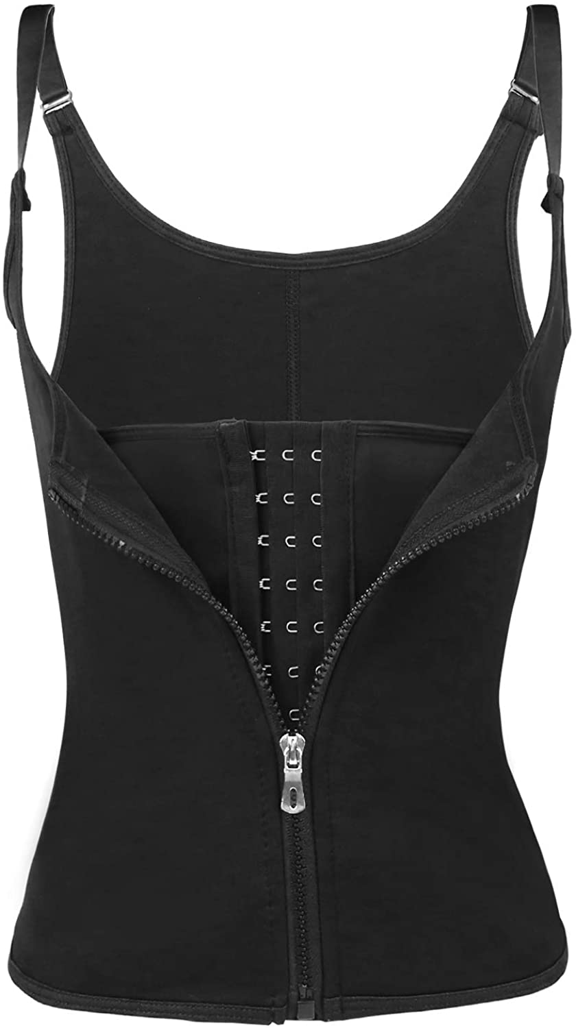 Price:$9.99 SLIM-Women's Waist Trainer Corset Body Shaper Underbust Cincher Tank Top with Adjustable Straps at Amazon Women’s Clothing store