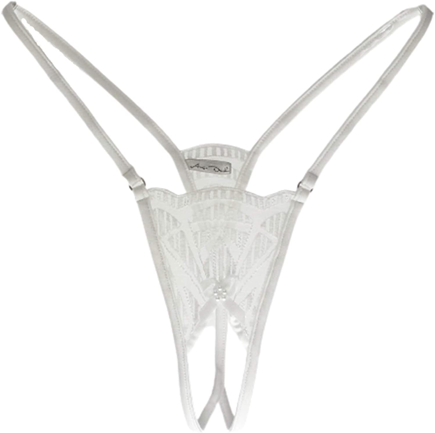 Price:$33.00 DECHU See through sheer lingerie lingerie panties sexy gift for her thong G string in white lace : Clothing, Shoes & Jewelry