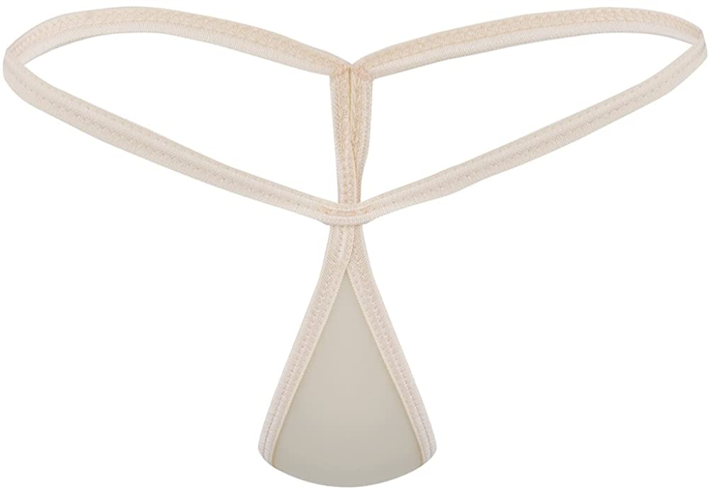 Price:$13.64 Women's Tear Drop Low Rise G-String Thong Panties Lingerie Sexy Underwear Beige One_Size: Clothing, Shoes & Jewelry