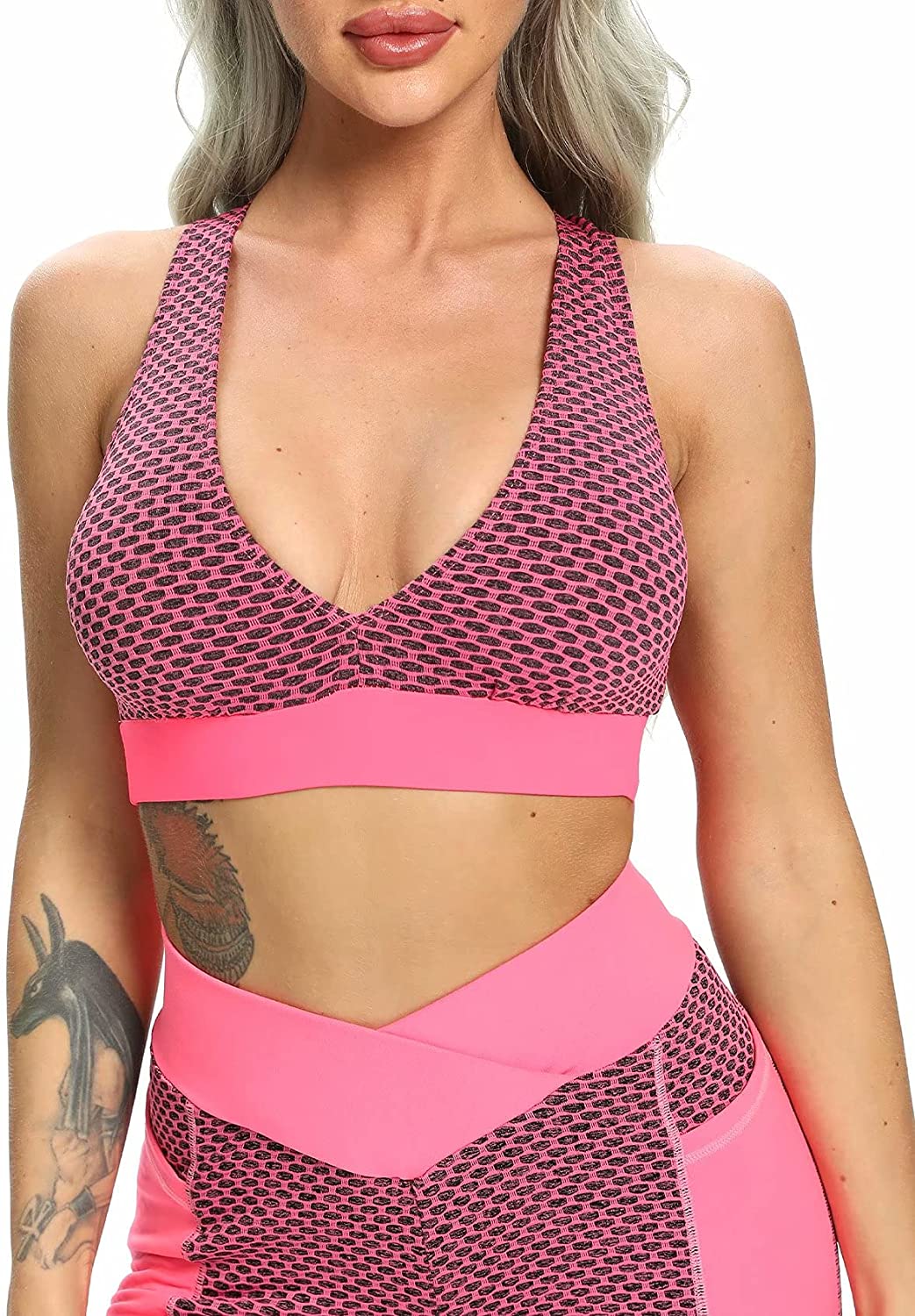 Price:$9.99 Womens Textured Crop Tops Gym Workout T Shirt Short Sleeve Tie-dye Tank Top for Women at Amazon Women’s Clothing store