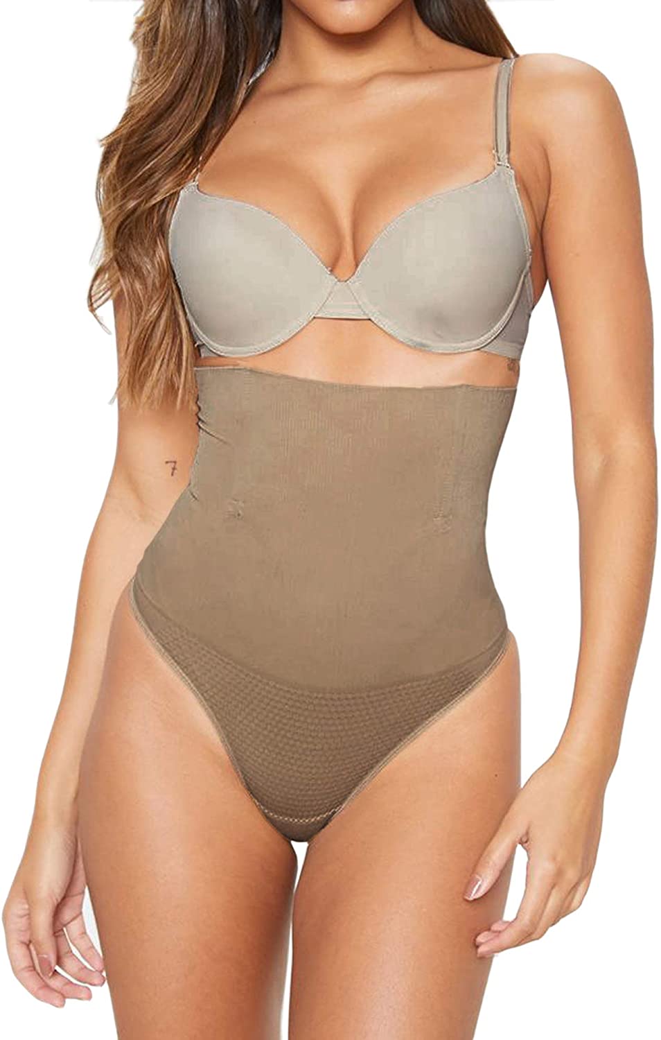 Price:$13.99 Women Waist Trainer Tummy Control Panties Body Shaper High Waisted Shapewear Briefs Butt Lifter Slimming Corset Seamless (S/M, Fleshcolor) at Amazon Women’s Clothing store