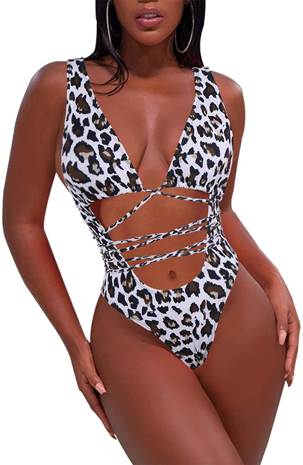 Price:$23.99 Women's Sexy One Piece Swimsuits Bikini Bathing Suit at Amazon Women’s Clothing store
