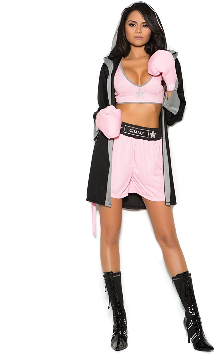 Price:$52.95 Spot Women's Sexy Boxer Adult Role Play Costume: Clothing, Shoes & Jewelry