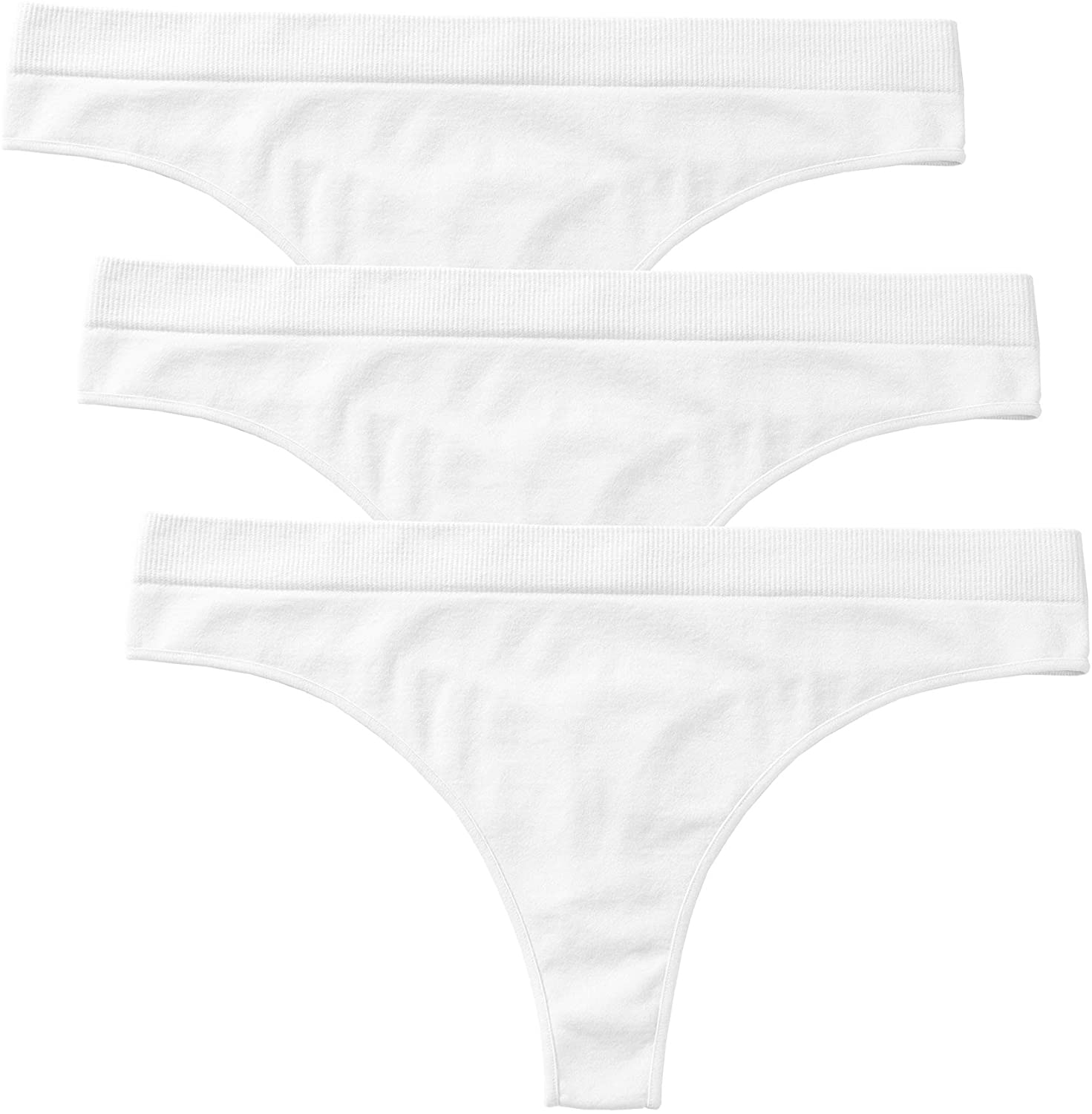 Price:$7.99 XS-XXL Seamless Sport Thong Sexy Panties Women Low Rise Underwear Breathable Stretchy No Show (6Pack&3Pack&1Pack) : Clothing, Shoes & Jewelry