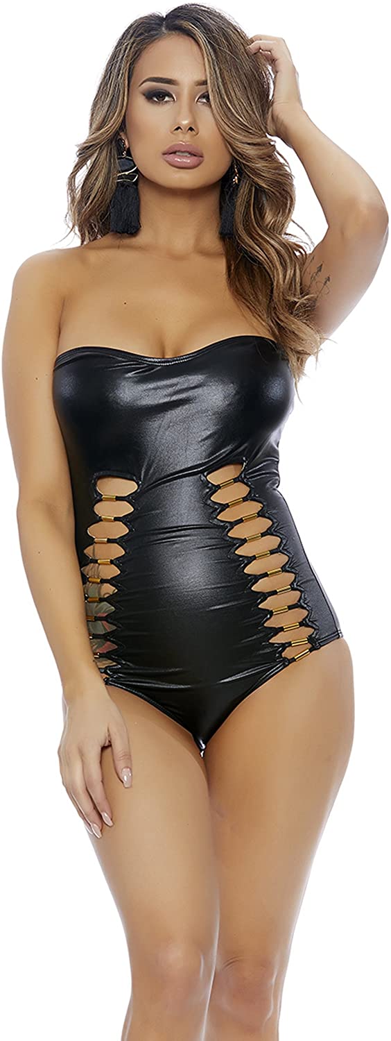 Price:$27.39 Women's Anguilla Strapless Monokini with Bodice Cutouts and Bead Detail: Clothing, Shoes & Jewelry