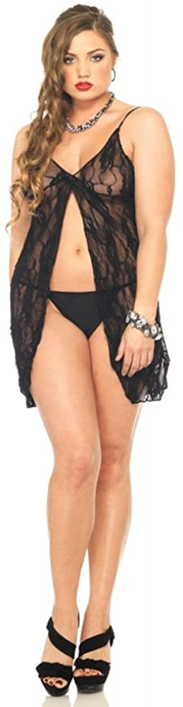 Price:$14.99 Avenue Women's 2 Pc Romantic Lace Babydoll and Matching G-String Lingerie Set: Clothing, Shoes & Jewelry