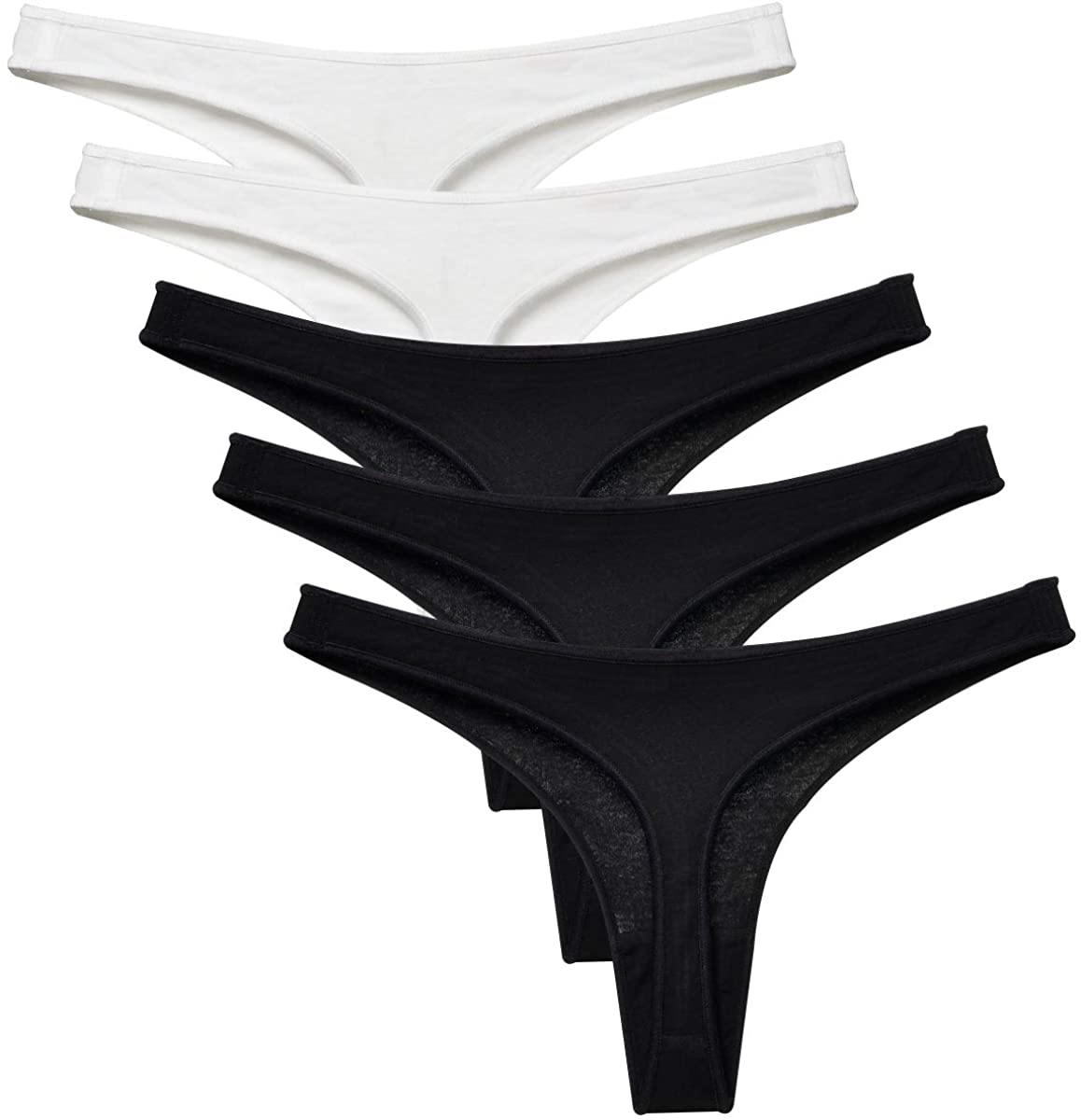 Price:$14.99 Sexy Panties Thongs Pack Cotton 5PCS at Amazon Women’s Clothing store
