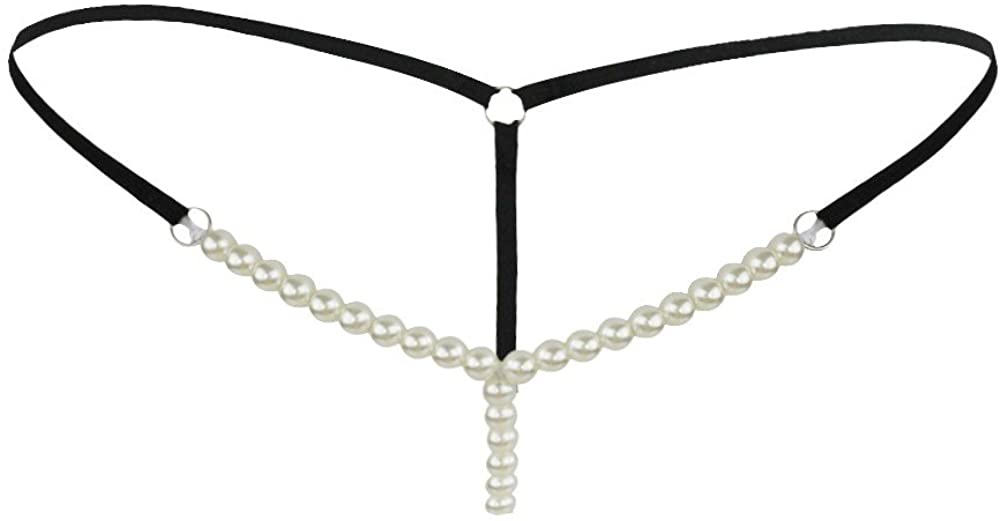 Price:$6.49 Womens Lace Panties Thongs G-Strings Sexy Beaded Stretchy Tangas for Women : Clothing, Shoes & Jewelry