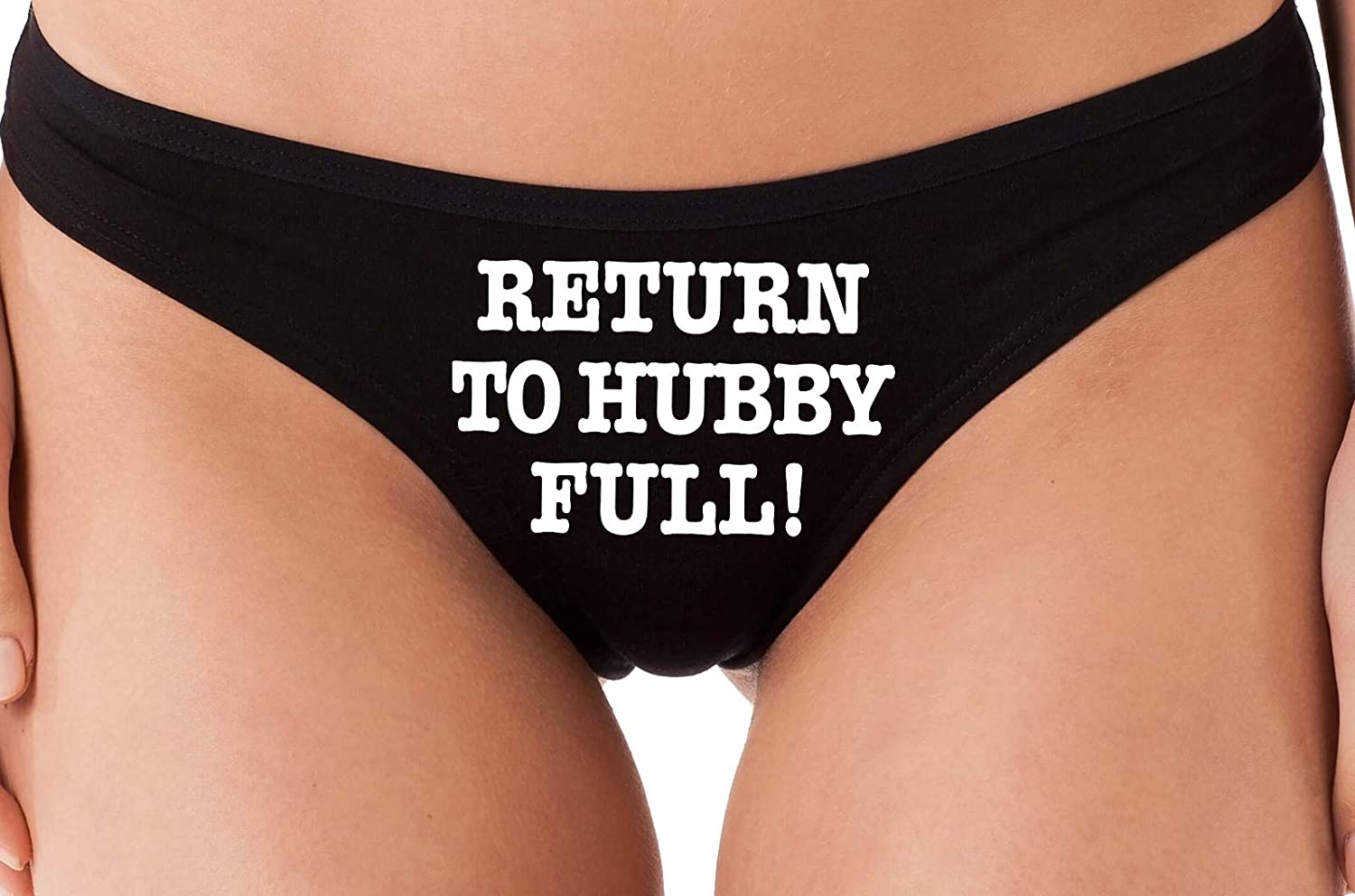Price:$13.09 Knickers Return to Hubby Full Shared Slut hotwife cuck hotwife cumslut : Clothing, Shoes & Jewelry