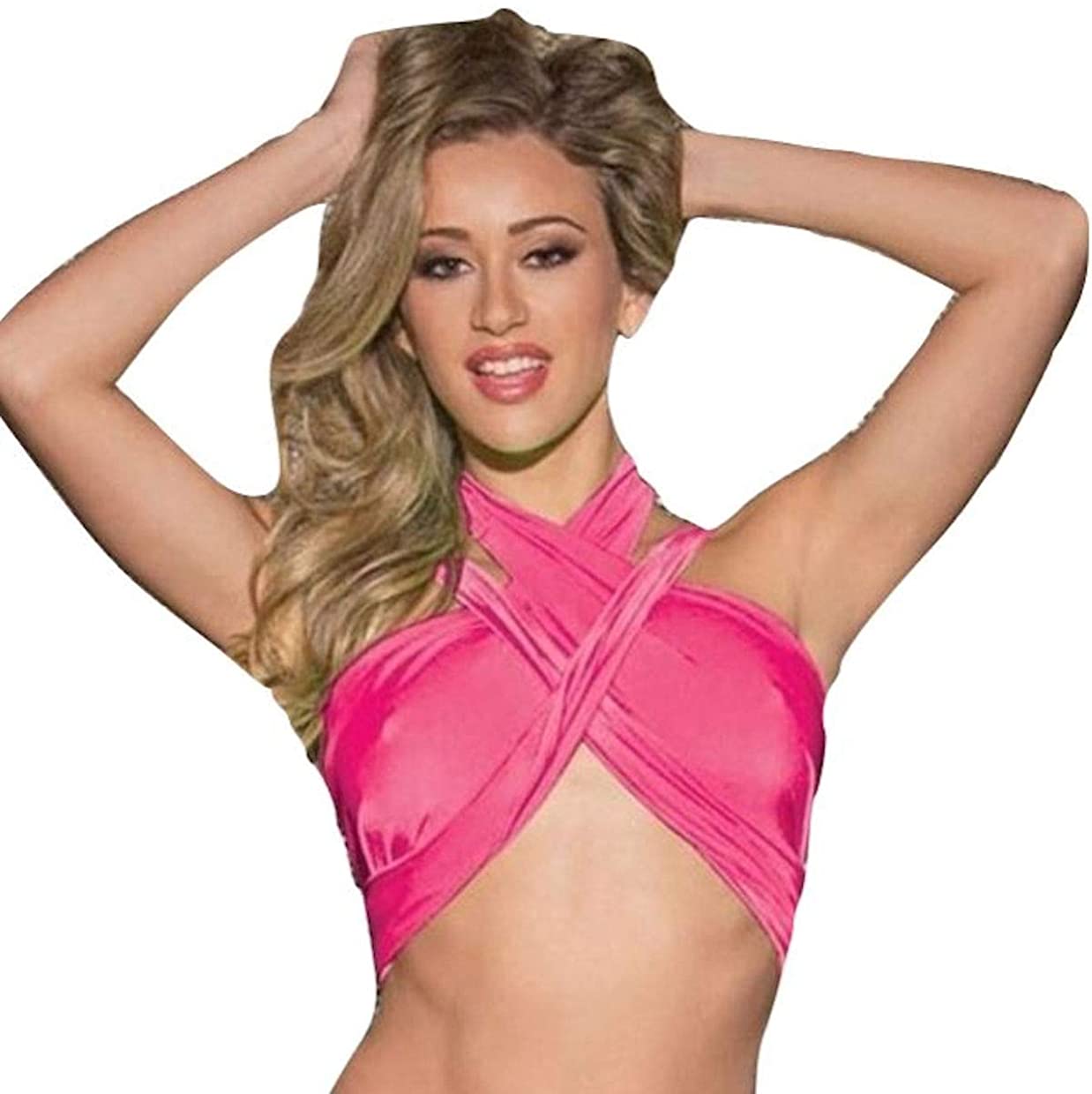 Price:$21.13 Women's Multi Design Strip, Neon Pink, One Size: Clothing, Shoes & Jewelry