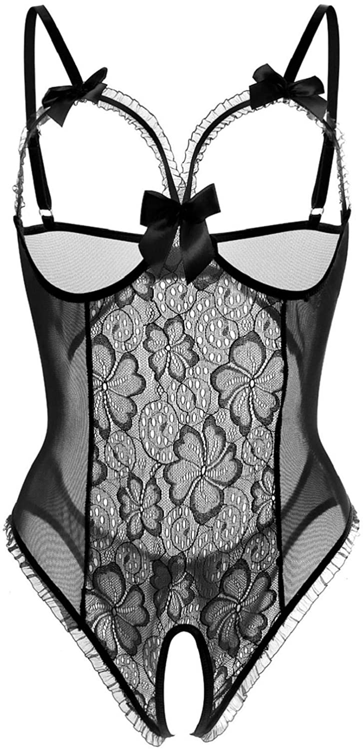 Price:$10.99 Women Lingerie Sexy Lace One-Piece Teddy Bodysuit Nightie Plus Size: Clothing, Shoes & Jewelry