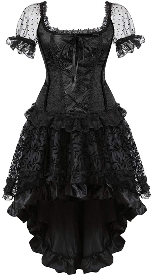Price:$39.99 Corsets for Women Princess Renaissance Corset Bustier Dress Suits: Clothing, Shoes & Jewelry