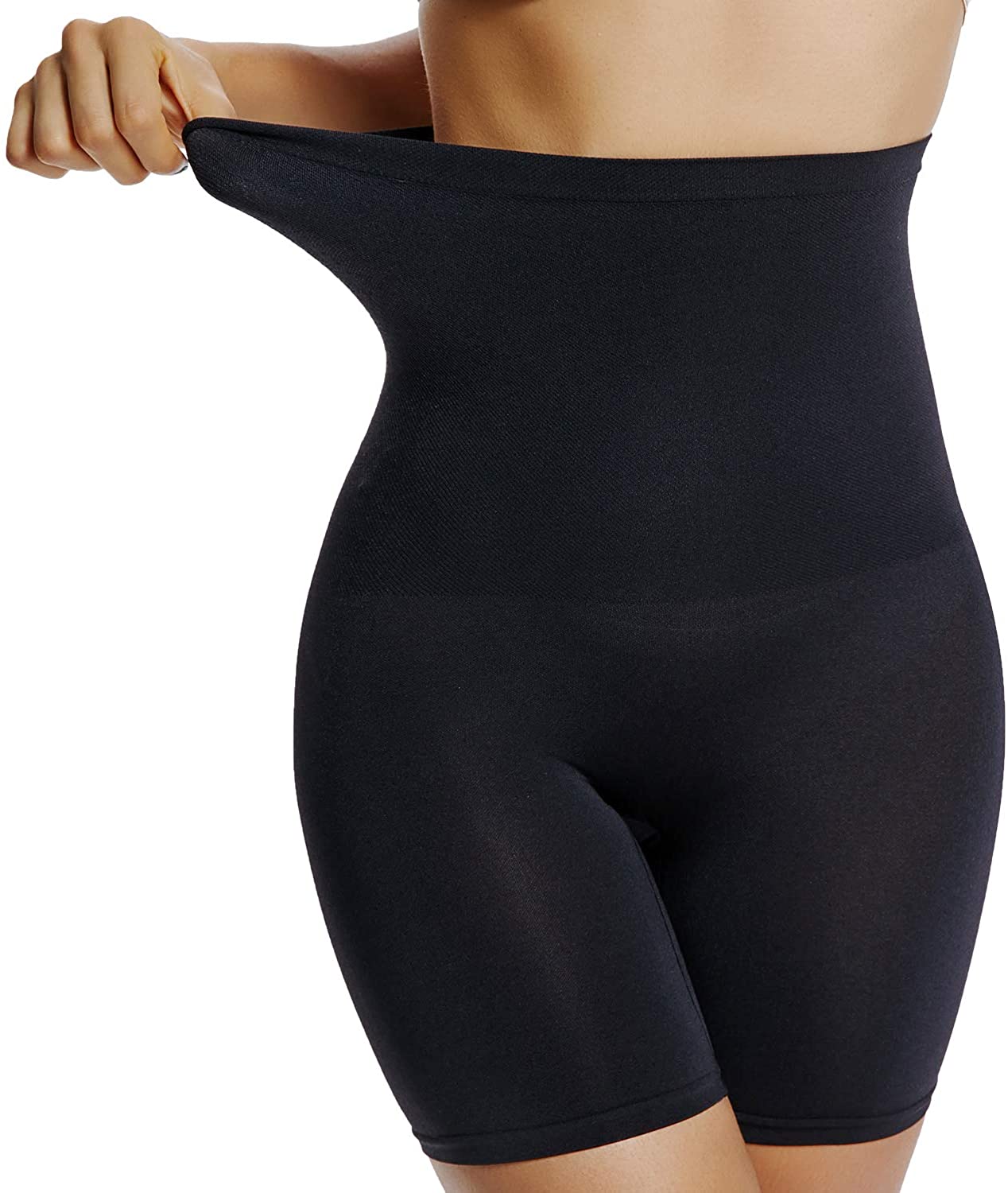 Price:$18.99 Slip Shorts for Under Dresses Women Seamless Shapewear Panties High Waist Thigh Slimmer at Amazon Women’s Clothing store