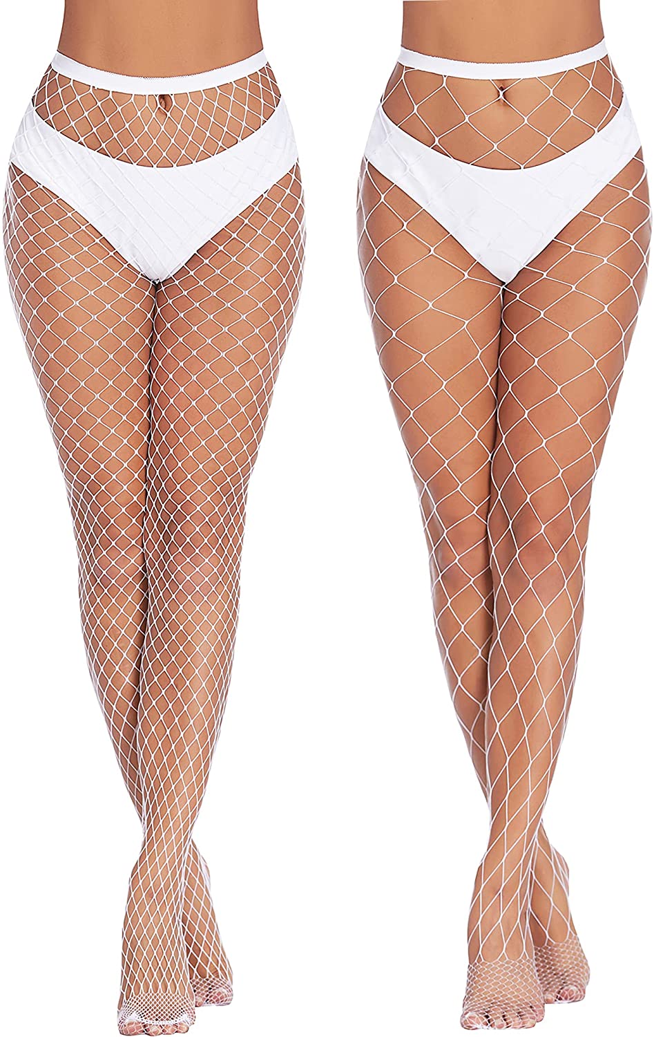 Price:$11.59 Fishnet Stockings Womens Pantyhose Fishnet Bodysuit Thigh High Stockings Sexy Tights at Amazon Women’s Clothing store