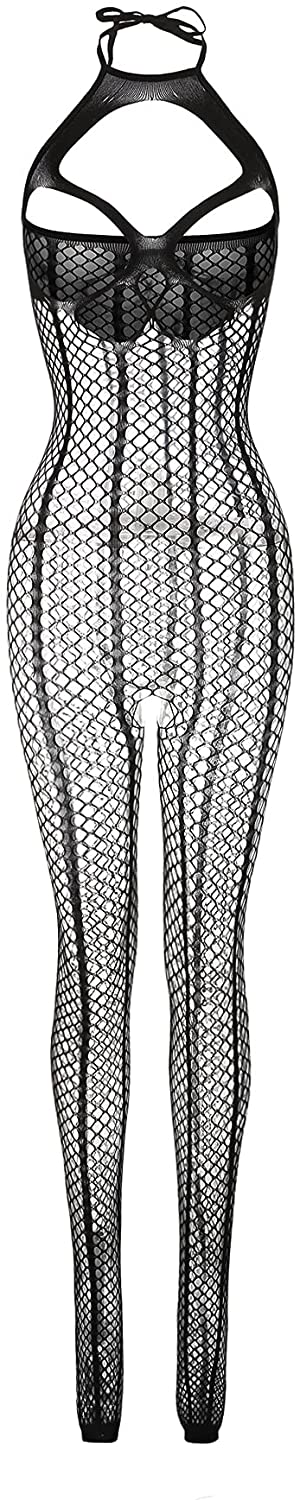 Price:$19.99 Woman Alternative Gothic Bodystocking Darker Black Fishnet Sexy Mesh Body Tights Stocking for Creating Layer under Corset: Clothing, Shoes & Jewelry