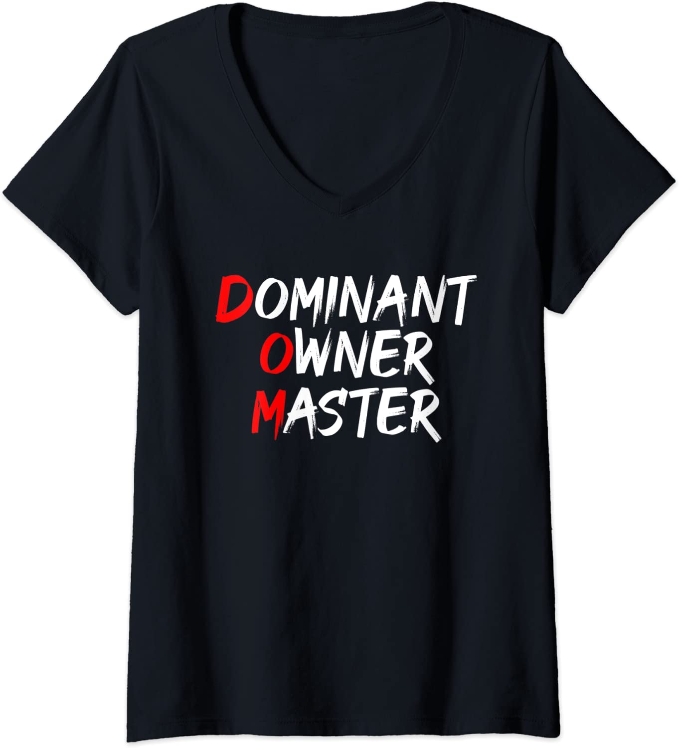 Price:$19.99 Dominant Owner Master | Secret BDSM Sex Names Gift V-Neck T-Shirt : Clothing, Shoes & Jewelry