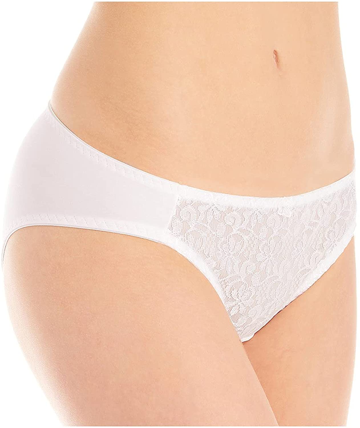 Price:$15.65 Womens Petite-Plus-Size Tuxedo Lace Center Microfiber low-rise panty at Amazon Women’s Clothing store