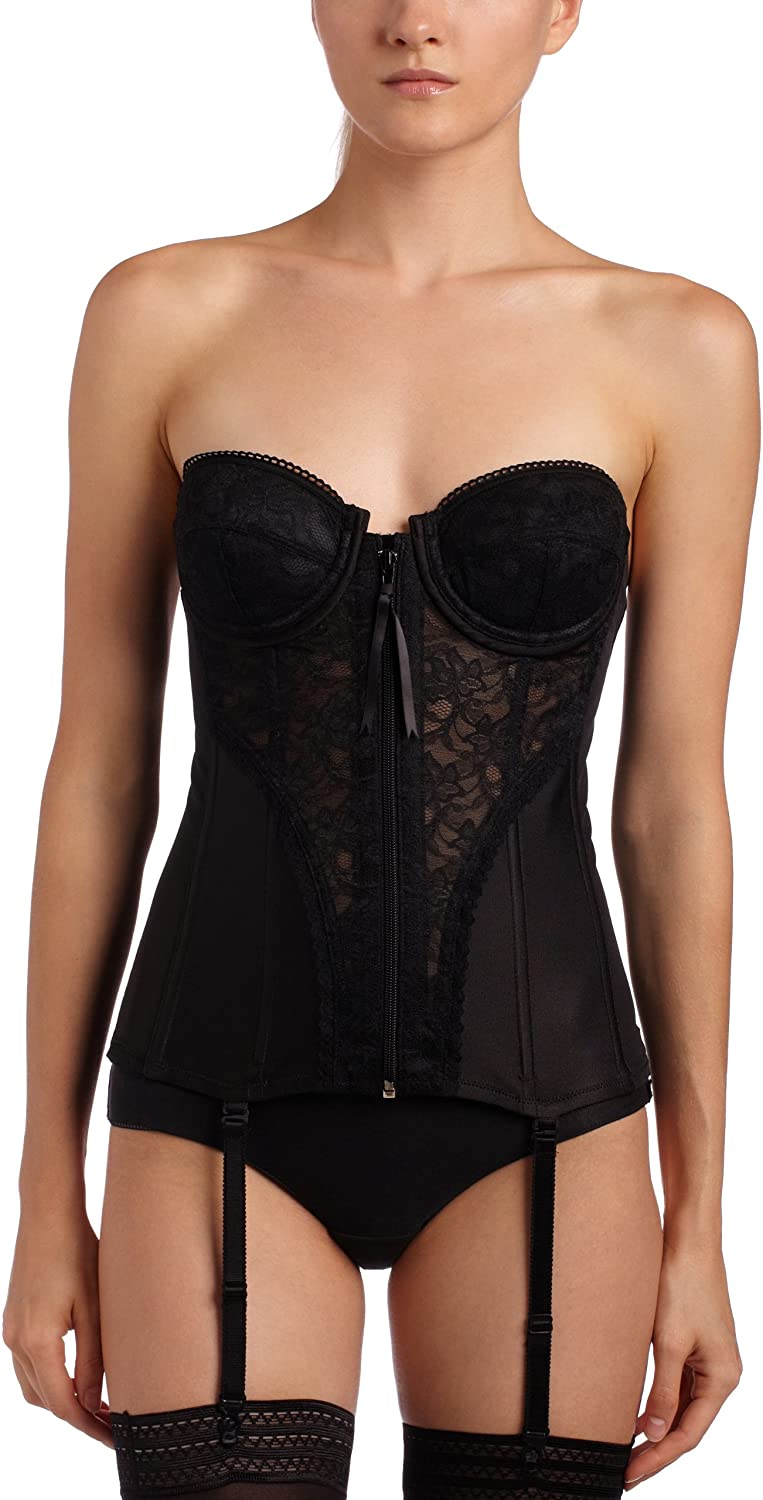 Price:$25.00 womens Low Plunge Backless Lace Corset Bra at Amazon Women’s Clothing store