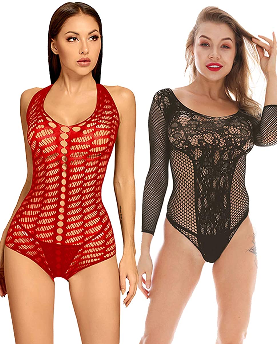 Price:$10.99 Packs Fishnet Bodystocking Sexy Teddy Fishnet Bodysuit Lingerie,G String Sexy Bodysuit Badydoll Lingerie Night Lingerie (Red and Black): Clothing, Shoes & Jewelry