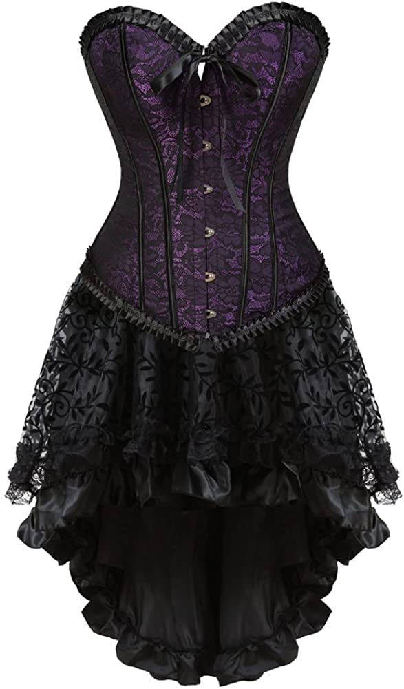 Price:$42.98 Printing Corsets for Women Plus Size Burlesque Dresses Victorian Moulin Rouge Costume: Clothing, Shoes & Jewelry