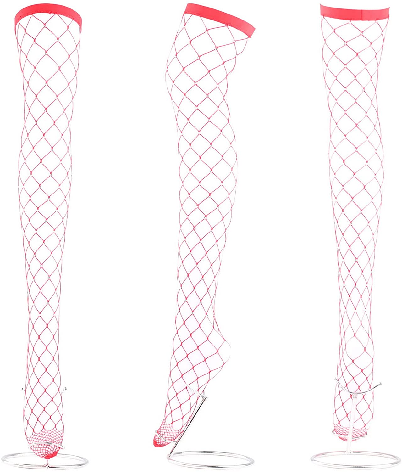 Price:$7.99 Black Stockings Sexy Pants Hot Trendy Black One-piece Fish Big Grid Fishnet Stockings at Amazon Women’s Clothing store