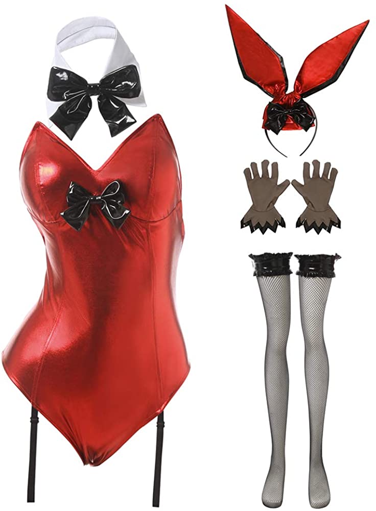 Price:$35.99 Kurumi Tokisaki Cosplay Sexy Bunny Cosplay Anime Costume Halloween Costume for Women: Clothing, Shoes & Jewelry