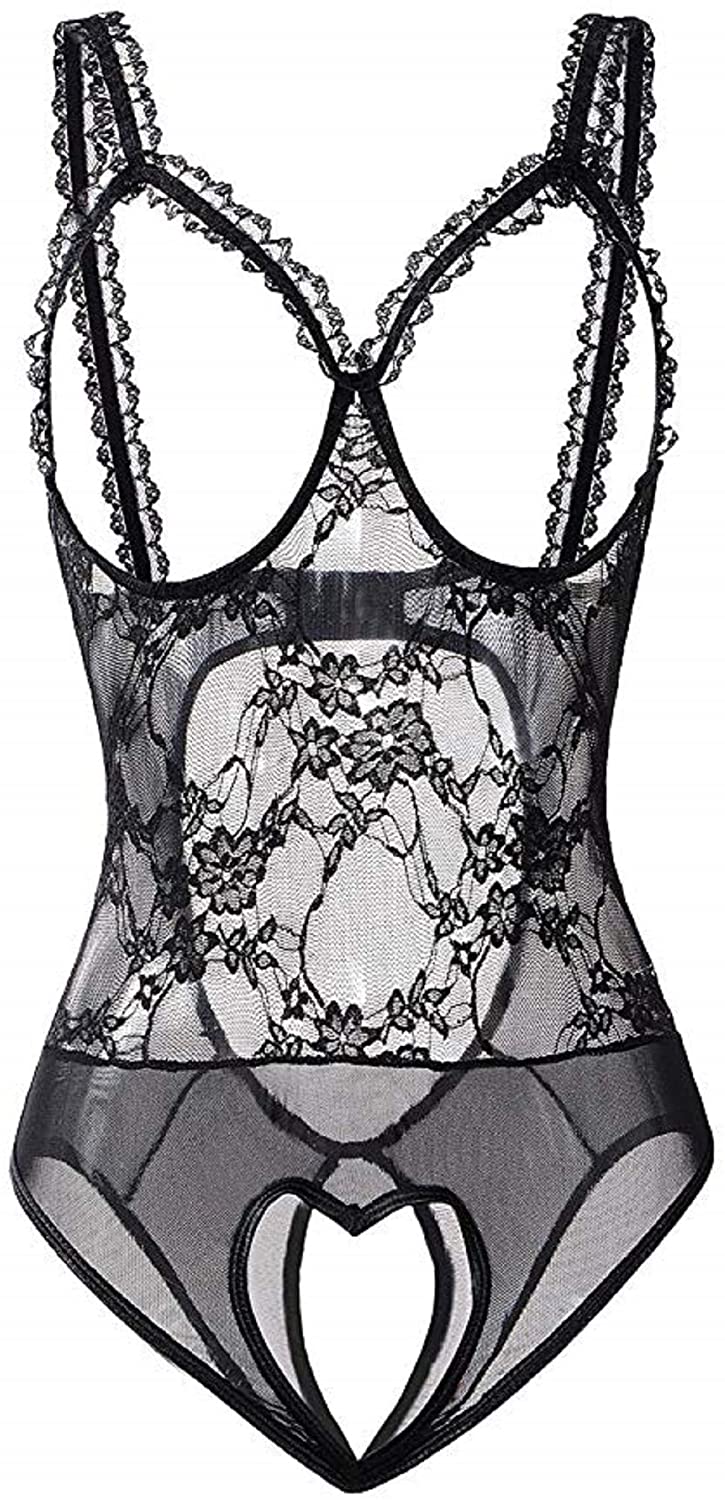 Price:$12.88 love Lace Lingerie - Women Sexy Lace Teddy Lingerie Mesh Babydoll NightwearPlus Size S-3XL at Amazon Women’s Clothing store