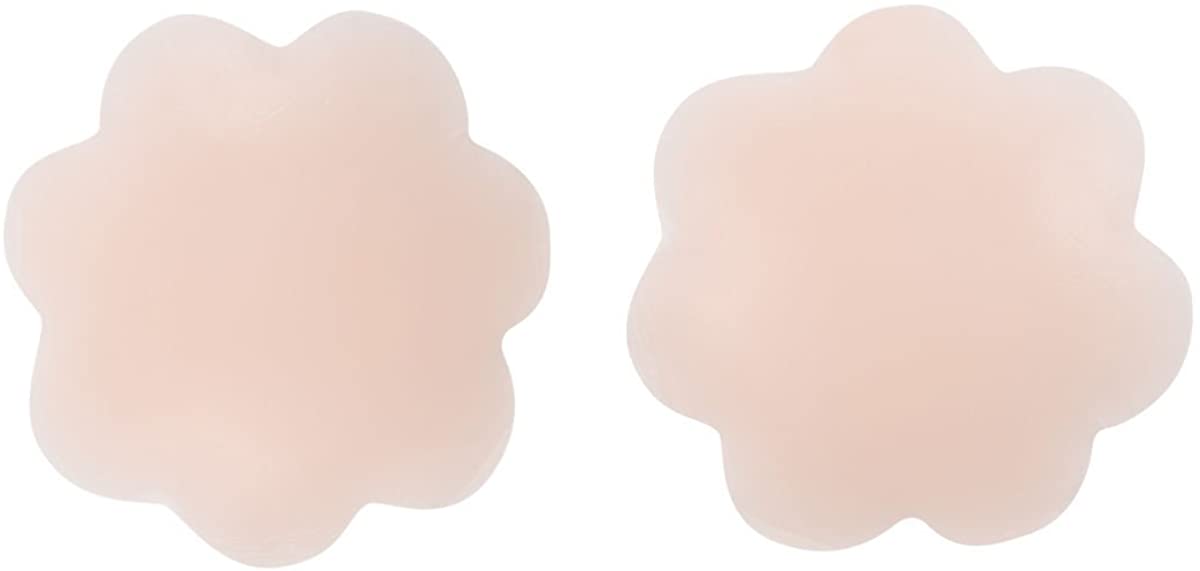 Price:$7.99 Thin Pasties Reusable Adhesive Silicone Nipple Covers (4 Pcs) at Amazon Women’s Clothing store