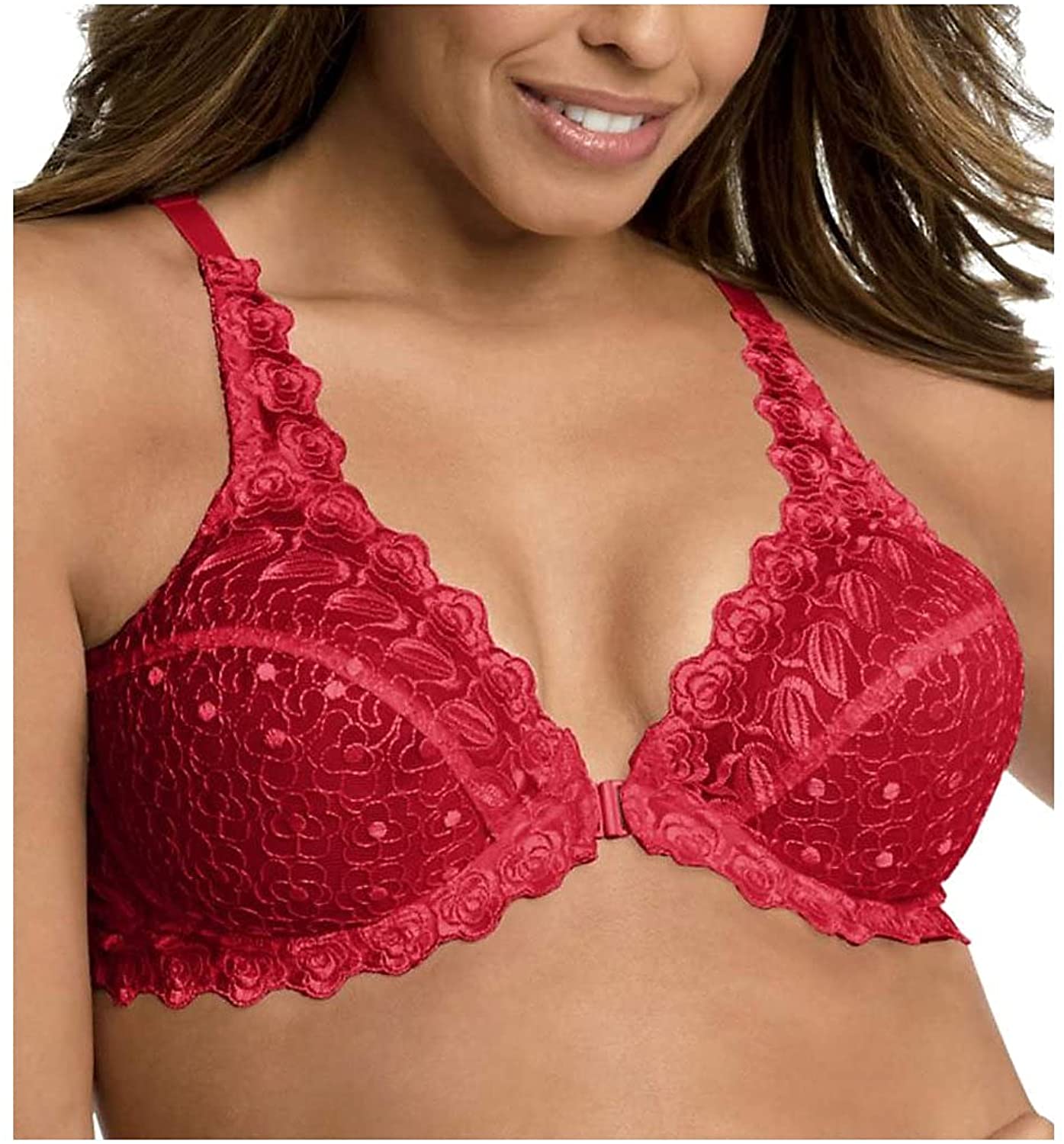 Price:$17.95 INC Women's Front Close Sexy and Lacey Cup Comfy Underwire Bra  at Amazon Women’s Clothing store
